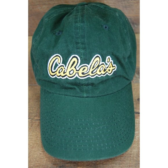 Vintage Cabela's World's Foremost Outfitters Strapback Dad Slouch Hat - Picture 2 of 10